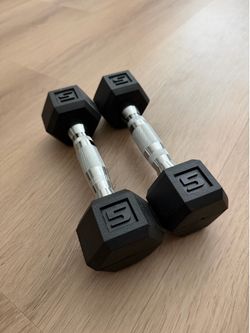 5 lb dumbbells 5 pounds 5lbs
