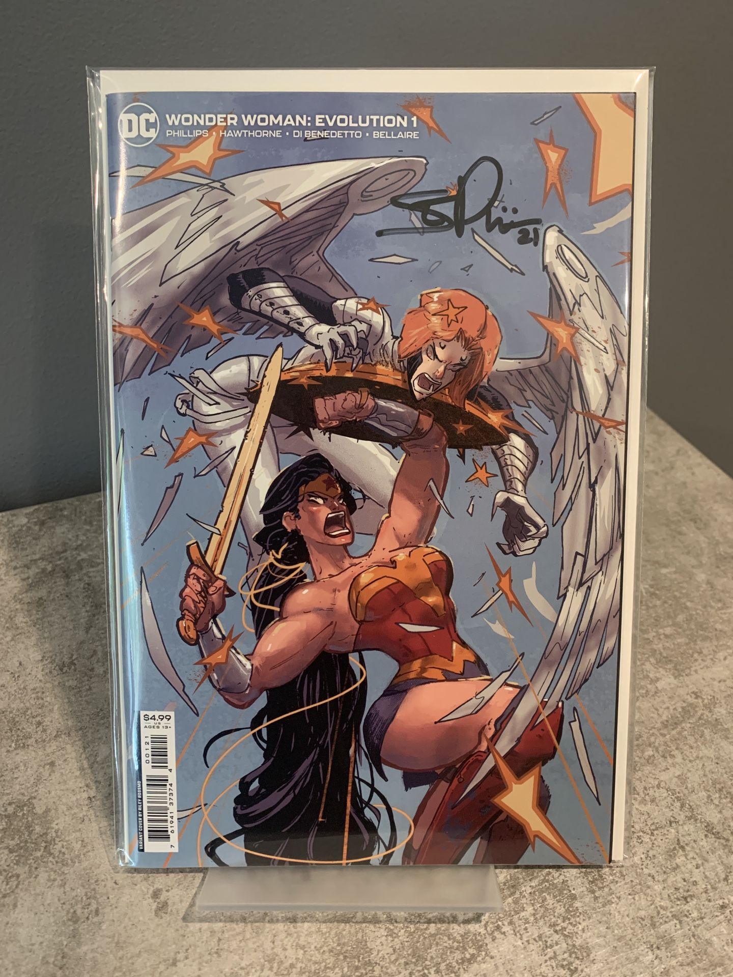 Wonder Woman: Evolution #1 (DC Comics, 2021) Variant Cover — Signed By Stephanie Phillips