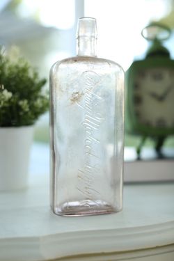 Antique medicine bottle 1800s