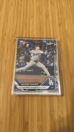 🔥 2025 Topps NOW #916 – Yoshinobu Yamamoto – Los Angeles Dodgers 🔥