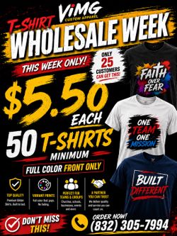 Wholesale week 50 Custom Shirts 5.50