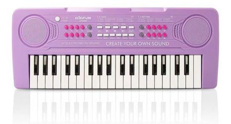 BigFun Keyboard Piano for Kids, BIGFUN 37 Keys , purple