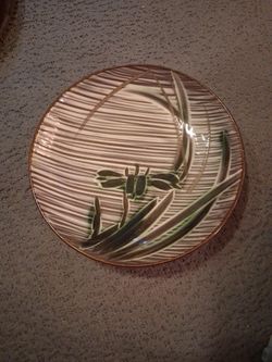 Occupied Japan Bowl Iris Pattern And Design