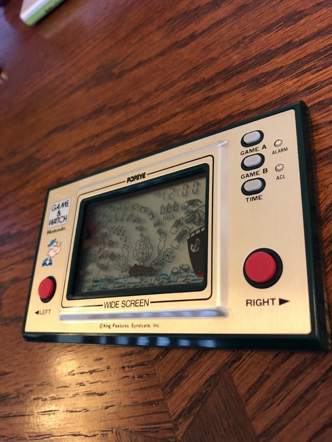 Med vilje Ægte Utilfreds Nintendo Game & Watch Popeye 1981 for Sale in Rancho Cucamonga, CA - OfferUp