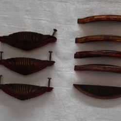 Beautiful Vintage Bakelite Furniture Hardware.