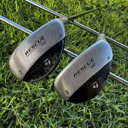TaylorMade Rescue MID 2 & 3 Hybrid Golf Clubs – Graphite Shafts