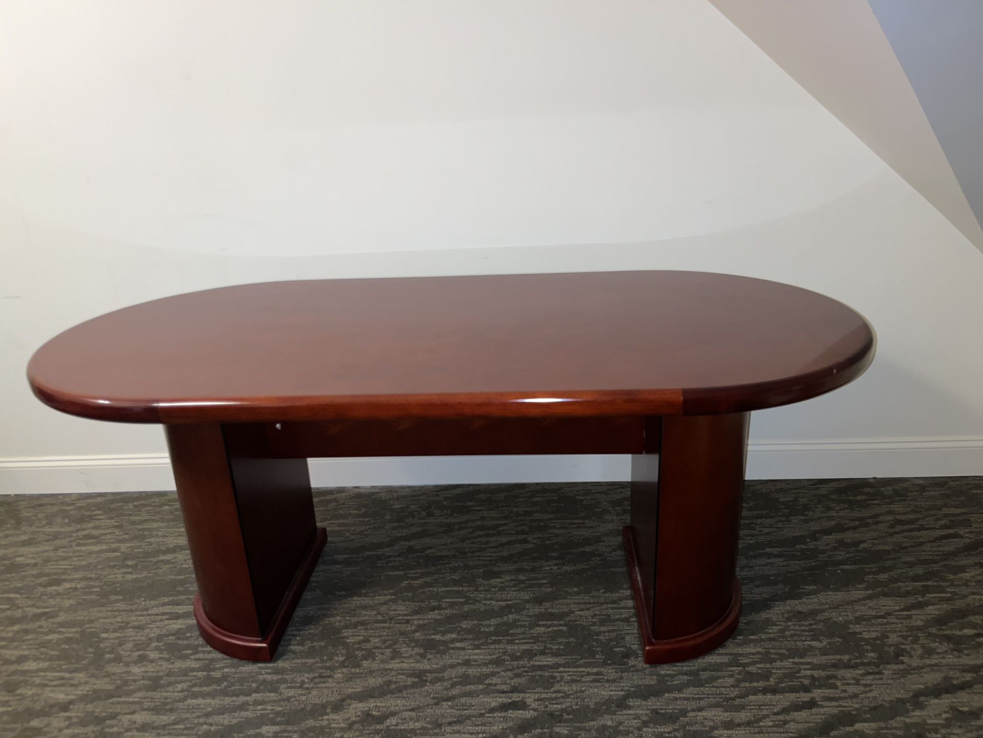 Cherry Wood Oval Conference Office Table