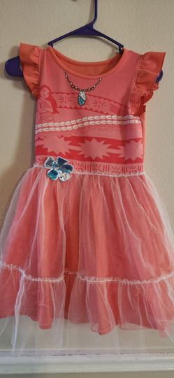 Disney Moana Tulle Dress/Size 7/8 /Read Comments