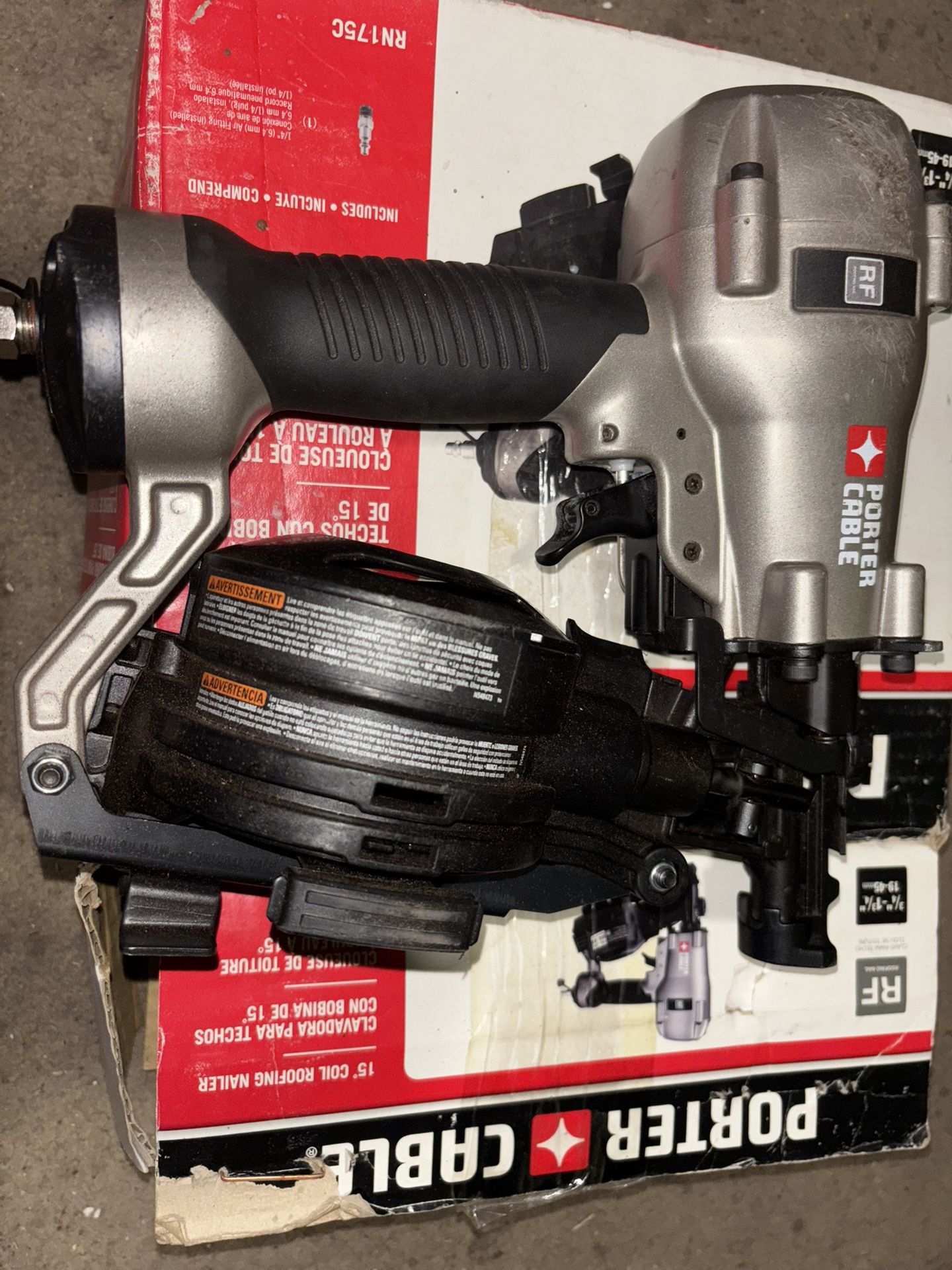 Porter-Cable Pneumatic 15-Degree Coil Roofing Nailer