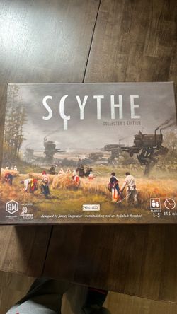 Scythe Collectors Edition plus 3 expansions and 3d printed storage upgrade