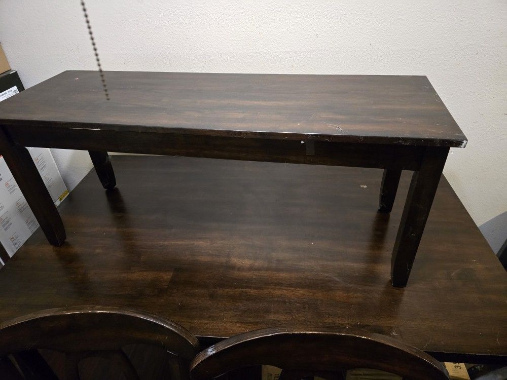 Dining Table With Chairs And Bench