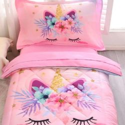 Unicorn Twin Bed Comforter 