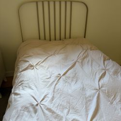 Land Of Nod - Gold Twin Bed Frame