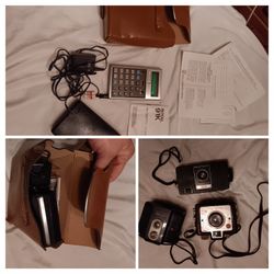 Lot Of Cameras And Calculater Calculater Is Brand New!!  No Scratches On It!!