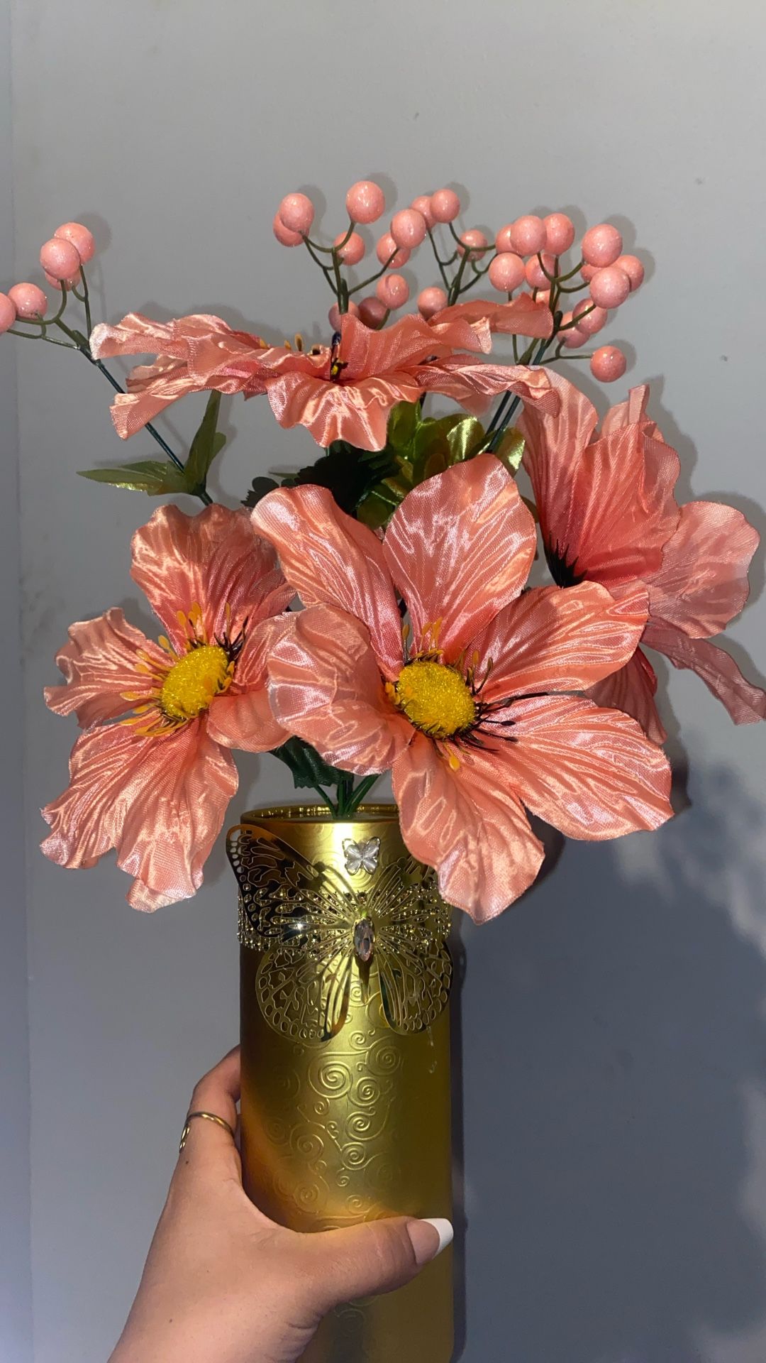 Mothers Day Artificial Flowers With Potpourri