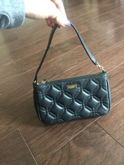 Kate Spade Quilted Leather Wristlet Purse