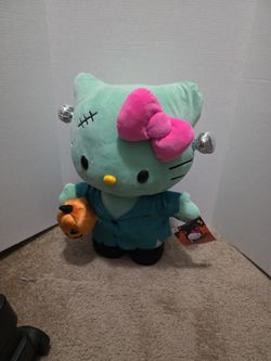 New Hello Kitty Frankenstein Halloween  Greeter 
