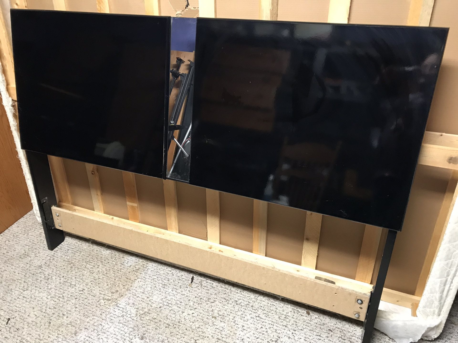 Matching Bedroom set - Headboard, Tall Dresser, Night Stand - Black