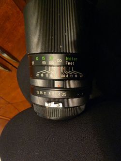 Vivitar camera lens No4110022 f=135mm 1:35