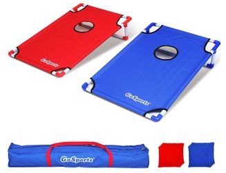 Brand New  Portable Cornhole Set with Carry Case   Bean Bag Toss Game