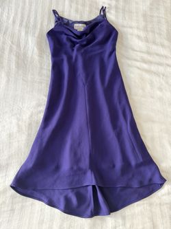 Evan-Picone Purple Cocktail Dress. Size Regular 4.