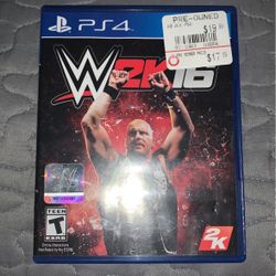 WWE 2k16