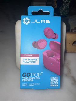NEW** Jlab GoPop+ Dark Pink