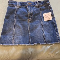 FabKids Brand New Denim Skirt - Girls 10