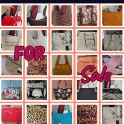 Huge Bundle Of Namebrand Womens Handbags