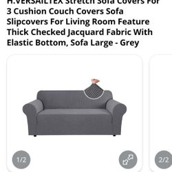 Grey Couch Cover 