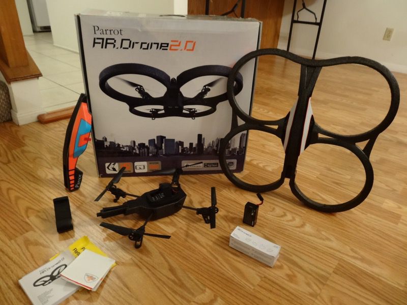 PARROT AR DRONE 2.0 REMOTE CONTROL W/ IPHONE
