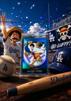Los Angeles Dodgers 2026 One Piece Card