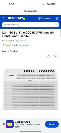 Window air conditioner