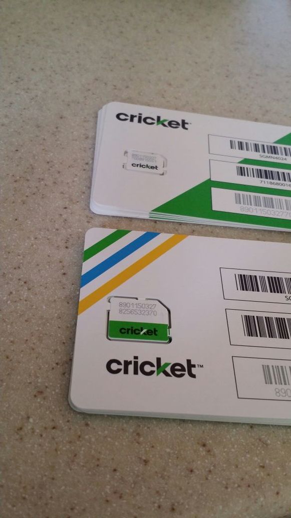 Sim cards for Cricket Wireless