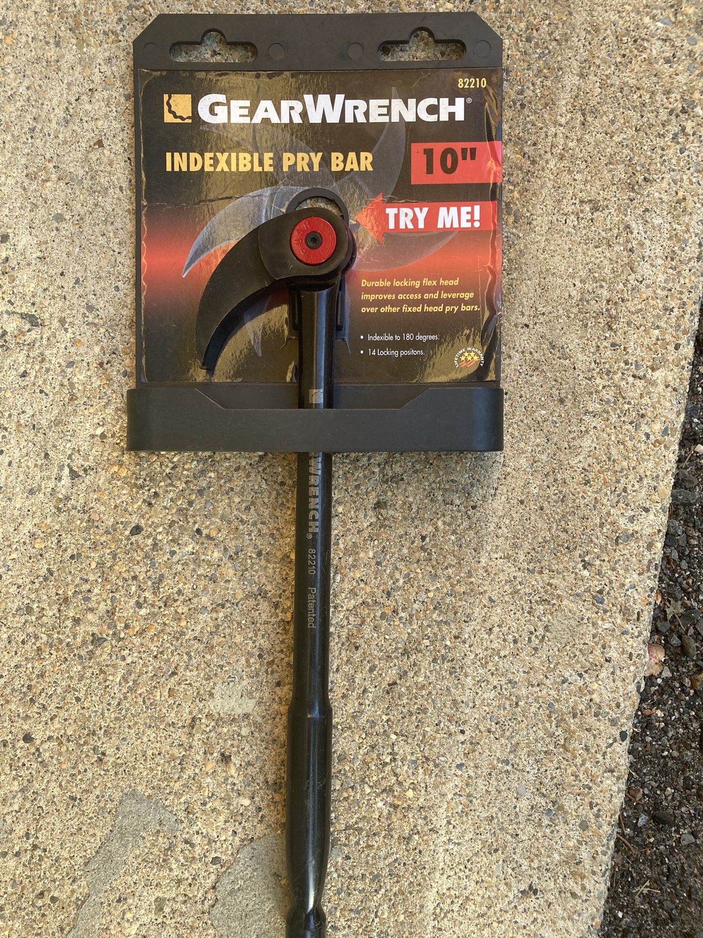 GearWrench 10” Indexible Pry Bar