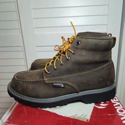 Wolverine Floorhand Moc Soft Toe Waterproof Work Boot W230025 Men's Size 10 M
