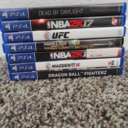 Ps4 Games (Can Be Sold Separately)