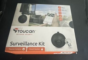 Toucan TSK100KU Black 2-Way Communication Wi-Fi Security Camera Surveillance Ki