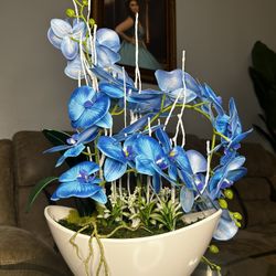 Blue Orchids, Orquídeas Azules, Artificial Flower 