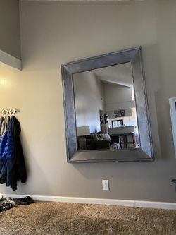 Large Mirror (5ft x 4ft) Drift Wood Frame.