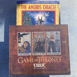 Game Of Thrones Tarot Deck + Anubis Oracle Cards