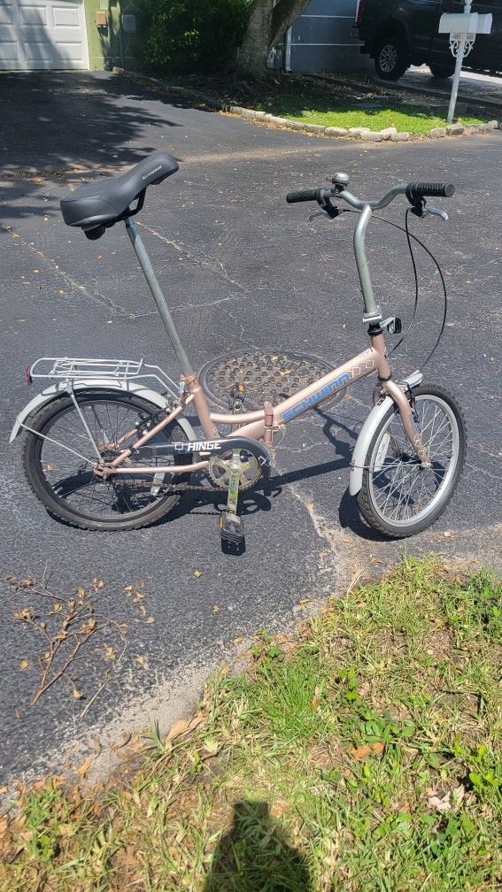Schwinn Hinge Adult Folding Bike, 20-inch