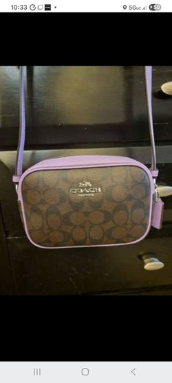 Coach Signature Crossbody Bag Lavender
