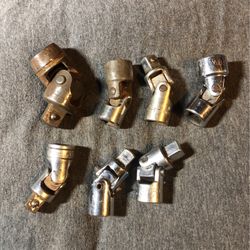 7 jointed swivel sockets snap on, husky, craftsman 