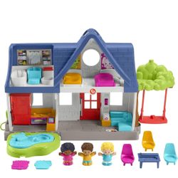Fisher-Price Little People Friends Together Play House Toddler Learning Playset,