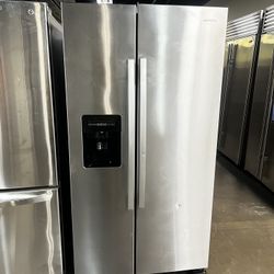 Amana Stainless Steel Side By Side Refrigerator