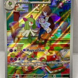 Pokémon TCG Scarlet & Violet Base Set Full Art Holo Rare Kirlia 212/198SV01 Mint