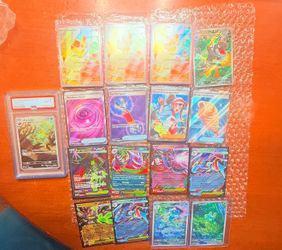 Pokemon card lot + JPN SLAB 151 psa 10 $90