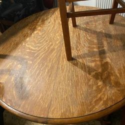 Solid Tiger Oak Table