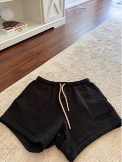 Essentials FOG Black Lounge Shorts Size Small